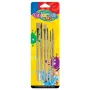 Pędzle Colorino Kids Naturalne, 6szt - 2